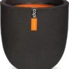 Capi Europe - Bloempot Bol Smooth NL - 35x34 - Zwart - Voor Binnen En Buiten - KBL932