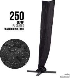 MaxxGarden Parasolhoes - Afdekhoes Voor Zweefparasol - Beschermhoes - 200-400 Cm - Met Rits En Trekkoord - Zwart 12 MaxxGarden Parasolhoes - Afdekhoes Voor Zweefparasol - Beschermhoes - 200-400 Cm - Met Rits En Trekkoord - Zwart -Tuinhuis Shop 1081x1200