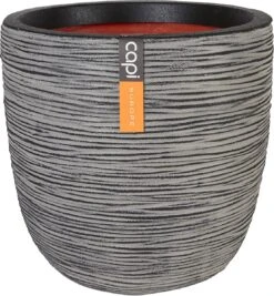 Capi Europe - Bloempot Bol Rib NL - 35x34 - Antraciet - Voor Binnen En Buiten - KOFZ932 -Tuinhuis Shop 1109x1200 1