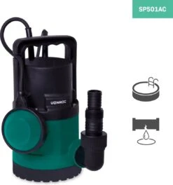 VONROC Dompelpomp/Waterpomp 300W - 6500l/h - Voor Schoon En Licht Vervuild Water - Met Vlotter 10 VONROC Dompelpomp/Waterpomp 300W - 6500l/h - Voor Schoon En Licht Vervuild Water - Met Vlotter -Tuinhuis Shop 1123x1200 1