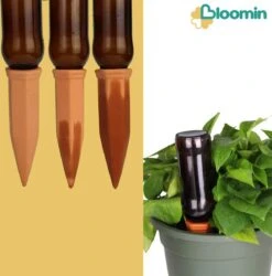 Bloomin Waterdruppelaar Van Terracotta - Waterdruppelaar Voor Planten - Druppelsysteem - Irrigatiesysteem - Watergeefsysteem - Bewateringssysteem - 8 Stuks -Tuinhuis Shop 1184x1200