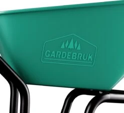 Gardebruk Kruiwagen 100 L - Kunststof Kuip – Tot 150KG Groen 17 Gardebruk Kruiwagen 100 L - Kunststof Kuip – Tot 150KG Groen -Tuinhuis Shop 1200x1099