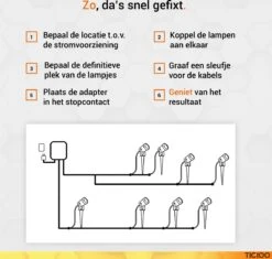 TIGIOO LED Tuinspot Buitenverlichting - 6 Tuinlampen - Tuinverlichting - Waterdicht (6 PACK) -Tuinhuis Shop 1200x1142