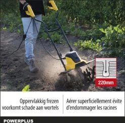 Powerplus POWXG72010 Tuinfrees - 1500W - Werkbreedte 450mm - Werkdiepte Max. 220mm - Incl. 6 Messen En Wielen -Tuinhuis Shop 1200x1179 3
