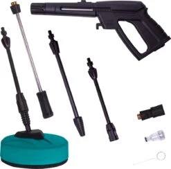 VONROC PRO Hogedrukreiniger V25-2 – 2500W – 195 Bar – 468 L/h – Duurzame Inductiemotor – Incl. 8m Slang, Slanghaspel, Terrasreiniger, Reinigingstank En Meer -Tuinhuis Shop 1200x1185