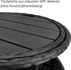 Casaria Polyrattan Zonne-Eiland Ø185cm – Incl. Kussens - Zwart Crème 31 Casaria Polyrattan Zonne-Eiland Ø185cm – Incl. Kussens - Zwart Crème -Tuinhuis Shop 1200x1189 1