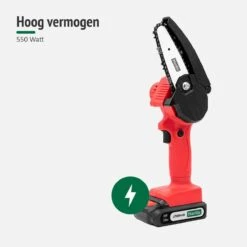 Mardin Mini Kettingzaag - Snoeizaag - Kettingzaag - Kettingzaag Electrisch Met 2 Accu - Inclusief Koffer - 1 Extra Accu - Rood -Tuinhuis Shop 1200x1200 158