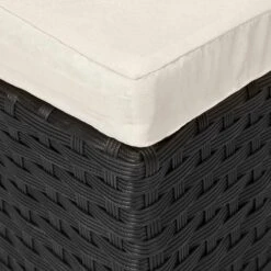 Casaria Polyrattan Zonne-Eiland Ø185cm – Incl. Kussens - Zwart Crème 23 Casaria Polyrattan Zonne-Eiland Ø185cm – Incl. Kussens - Zwart Crème -Tuinhuis Shop 1200x1200