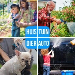 Strex Flexibele Tuinslang 15M Met Sproeikop - Uitrekbaar - Incl. Koppelingen, Ophanghaak & Opbergzak 14 Strex Flexibele Tuinslang 15M Met Sproeikop - Uitrekbaar - Incl. Koppelingen, Ophanghaak & Opbergzak -Tuinhuis Shop 1200x1200 251