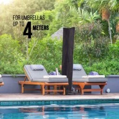 MaxxGarden Parasolhoes - Afdekhoes Voor Zweefparasol - Beschermhoes - 200-400 Cm - Met Rits En Trekkoord - Zwart 14 MaxxGarden Parasolhoes - Afdekhoes Voor Zweefparasol - Beschermhoes - 200-400 Cm - Met Rits En Trekkoord - Zwart -Tuinhuis Shop 1200x1200 27