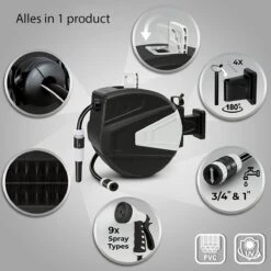 Sens Design Slanghaspel - Tuinslang Haspel - Automatisch - Zwart - 20m -Tuinhuis Shop 1200x1200 313