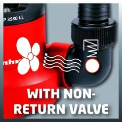 Einhell Dompelpomp GC-SP 3580 LL (350 W - 8000 L/h - 1 Mm Restwater - Traploos Instelbare Vlotterschakelaar - GeÃ¯ntegreerd Terugslagventiel - Draaghandvat - Kabelopwikkeling - Mechanische Afdichting) -Tuinhuis Shop 1200x1200 325