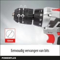 Powerplus POWC1061 Accu Boormachine - 16V - Incl. 1 X 1,3Ah Accu En Lader -Tuinhuis Shop 1200x1200 452