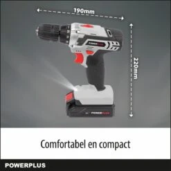 Powerplus POWC1061 Accu Boormachine - 16V - Incl. 1 X 1,3Ah Accu En Lader -Tuinhuis Shop 1200x1200 453