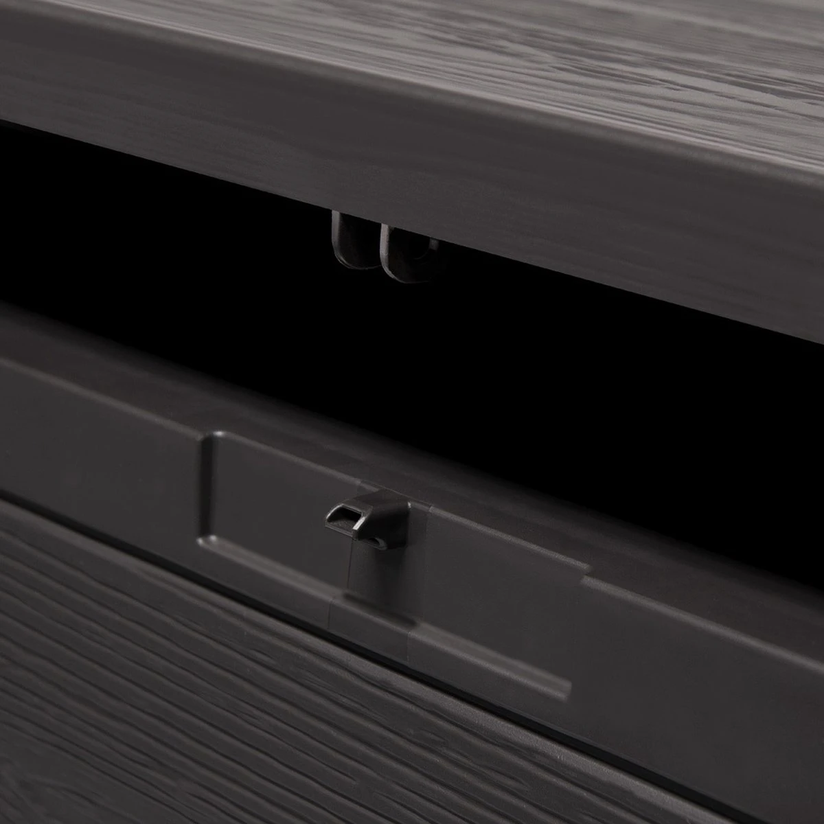 Merkloos Woody Tuin Opbergbox - 324 Liter 45x120x60 Cm - Tuinkussenbox - Antraciet/bruin 8 Merkloos Woody Tuin Opbergbox - 324 Liter 45x120x60 Cm - Tuinkussenbox - Antraciet/bruin - Afbeelding 8