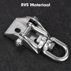 Luxe Ophangsysteem - 180° Schommelen, 360° Roteerbaar - Plafondhaak - Ophanghaak - Hangstoel Buiten - Hangstoel Binnen – Schommelstoel - Schommel - Bokszakken - RVS - Nederlandse Handleiding - -Tuinhuis Shop 1200x1200 9