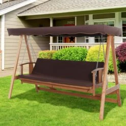 Outsunny Hollywoodschommel Hout Tuinschommel Schommelbank Ligfunctie 3 Personen 84A-185 13 Outsunny Hollywoodschommel Hout Tuinschommel Schommelbank Ligfunctie 3 Personen 84A-185 -Tuinhuis Shop 1200x1200 96