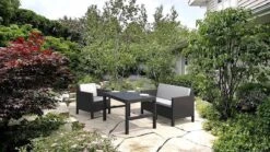 Allibert Lyon Tuintafel - 116x71,5x66/40 Cm - Grafiet -Tuinhuis Shop 1200x675