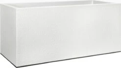 Elho Vivo Structure Finish Lang 90 - Plantenbak Voor Binnen & Buiten - Ø 88 X H 41 - Wit -Tuinhuis Shop 1200x680 1