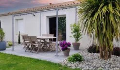 SORARA® Milano Overkapping / Paviljoen - Zand - 285 X 400 Cm. -Tuinhuis Shop 1200x697