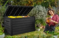 Keter Ontario Opbergbox - 870L - 147x83x86cm - Grafiet -Tuinhuis Shop 1200x783