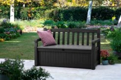 Keter Eden Garden Bench Opbergbank - 265L - 140x60x84cm - Zwart/Grijs 11 Keter Eden Garden Bench Opbergbank - 265L - 140x60x84cm - Zwart/Grijs -Tuinhuis Shop 1200x800 3