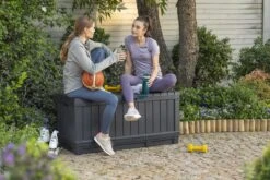 Keter Kentwood Opbergbox - 128x53.6x59 Cm - 350 L - Grafiet -Tuinhuis Shop 1200x800 42