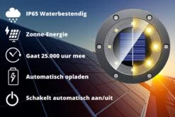 Q-Mate 4 X LED Solar Grondspot Zwart - Solar Tuinverlichting - Buitenlamp - Tuinverlichting Op Zonne-Energie -Tuinhuis Shop 1200x800 44