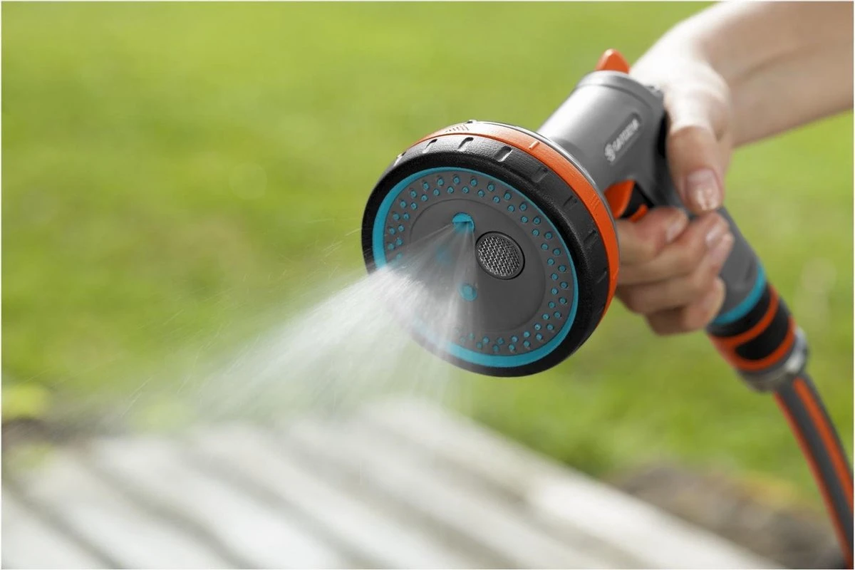 GARDENA - Comfort Broeskop - 5 Straalsoorten - Grijs 3 GARDENA - Comfort Broeskop - 5 Straalsoorten - Grijs - Afbeelding 3