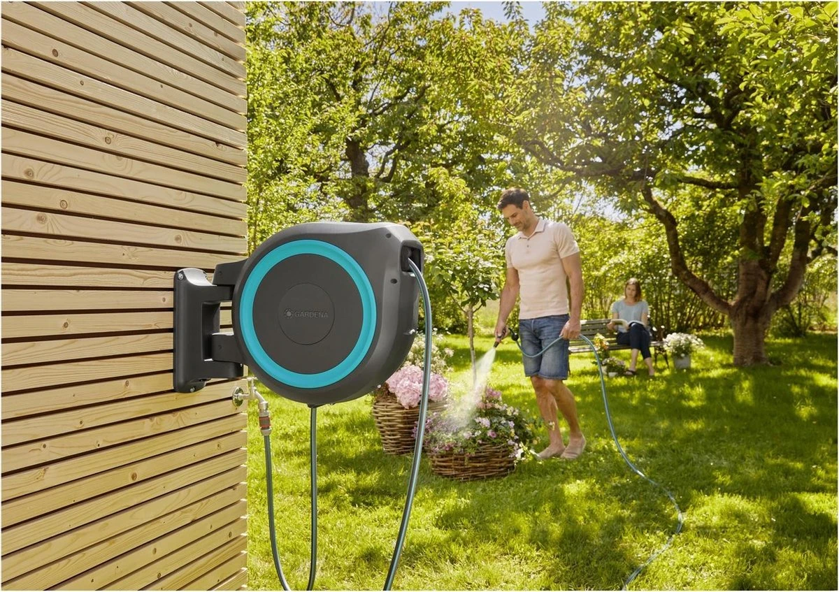 GARDENA - Wandslangenbox - RollUp XL - 35 Meter - Ø 13 Mm 5 GARDENA - Wandslangenbox - RollUp XL - 35 Meter - Ø 13 Mm - Afbeelding 5