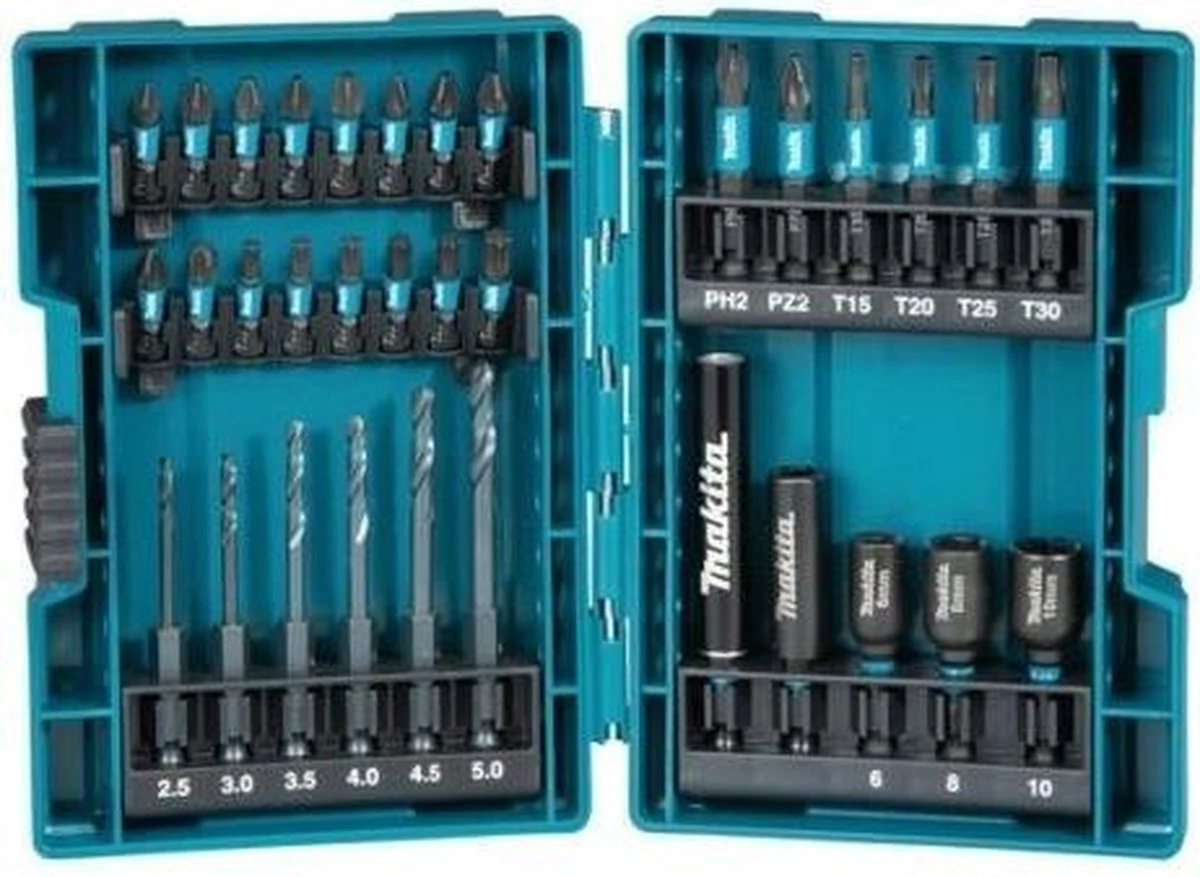 Makita B-66896 | Boor-/slagschroefbitset | 33-delig | Impact Black Series 4 Makita B-66896 | Boor-/slagschroefbitset | 33-delig | Impact Black Series - Afbeelding 4