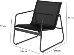 909 Outdoor Tuinset Camilla - 4-delig - Dubbele Zitbank - 2 Stoelen - Tafel - Stalenframe -Tuinhuis Shop 1200x882