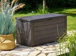 Merkloos Woody Tuin Opbergbox - 324 Liter 45x120x60 Cm - Tuinkussenbox - Antraciet/bruin 15 Merkloos Woody Tuin Opbergbox - 324 Liter 45x120x60 Cm - Tuinkussenbox - Antraciet/bruin -Tuinhuis Shop 1200x884