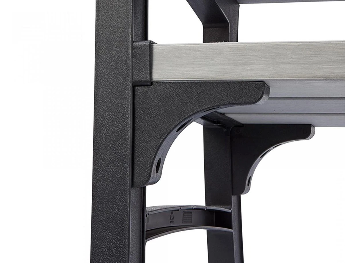 Keter Montero Tuinbank – 2-personen - 120x61x91cm - Grafiet 3 Keter Montero Tuinbank – 2-personen - 120x61x91cm - Grafiet - Afbeelding 3