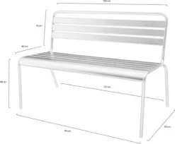 MaximaVida Metalen Tuinbank Max 120 Cm Olijfgroen 11 MaximaVida Metalen Tuinbank Max 120 Cm Olijfgroen -Tuinhuis Shop 1200x992