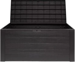 Merkloos Woody Tuin Opbergbox - 324 Liter 45x120x60 Cm - Tuinkussenbox - Antraciet/bruin 17 Merkloos Woody Tuin Opbergbox - 324 Liter 45x120x60 Cm - Tuinkussenbox - Antraciet/bruin -Tuinhuis Shop 1200x996