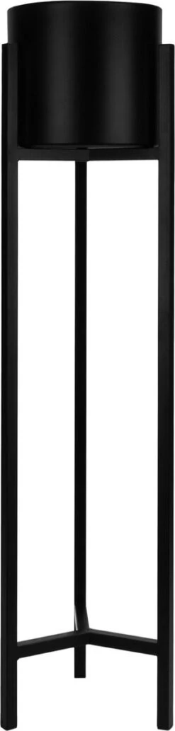 QUVIO Plantenstandaard Inclusief Pot - Staande Plantenbak - Metaal - Plantenbak - Plantenhouders - Planten Zuilen - Voor Buiten - Bloempot - 22 X 22 X 90 Cm - Zwart 7 QUVIO Plantenstandaard Inclusief Pot - Staande Plantenbak - Metaal - Plantenbak - Plantenhouders - Planten Zuilen - Voor Buiten - Bloempot - 22 X 22 X 90 Cm - Zwart -Tuinhuis Shop 287x1200