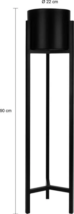QUVIO Plantenstandaard Inclusief Pot - Staande Plantenbak - Metaal - Plantenbak - Plantenhouders - Planten Zuilen - Voor Buiten - Bloempot - 22 X 22 X 90 Cm - Zwart 10 QUVIO Plantenstandaard Inclusief Pot - Staande Plantenbak - Metaal - Plantenbak - Plantenhouders - Planten Zuilen - Voor Buiten - Bloempot - 22 X 22 X 90 Cm - Zwart -Tuinhuis Shop 420x1200