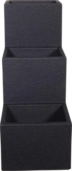 4gardenz Stone Trapsgewijs Plantenbak Voor Buiten 27x60x60 Cm - Grijs -Tuinhuis Shop 509x1200