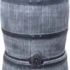 Regentonset Roto 120 Liter + Voet - Grijs