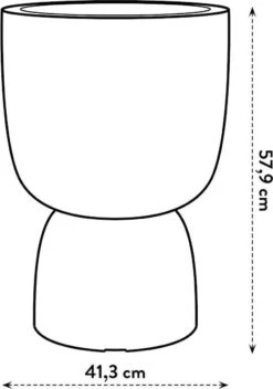 Elho Pure Coupe 41 - Bloempot Voor Binnen & Buiten - Ø 41.3 X H 57.9 Cm - Zwart/Zwart 20 Elho Pure Coupe 41 - Bloempot Voor Binnen & Buiten - Ø 41.3 X H 57.9 Cm - Zwart/Zwart -Tuinhuis Shop 843x1200 1