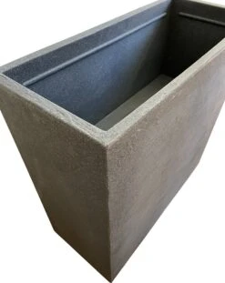 4gardenz® Stone Rechthoekige Bloembak Voor Buiten - 60x60x26cm -Tuinhuis Shop 952x1200